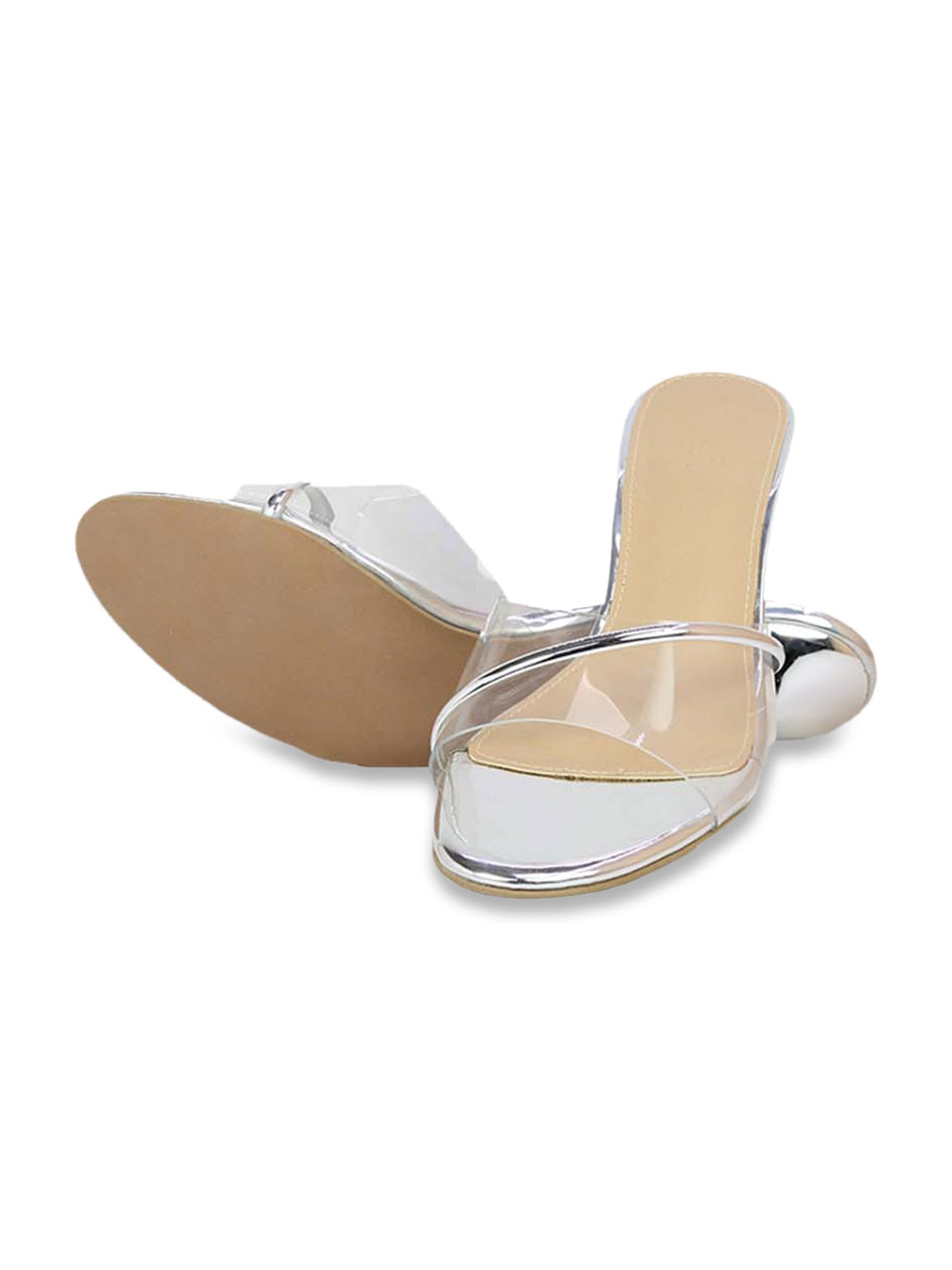 Inc.5 Women's Silver Slides
