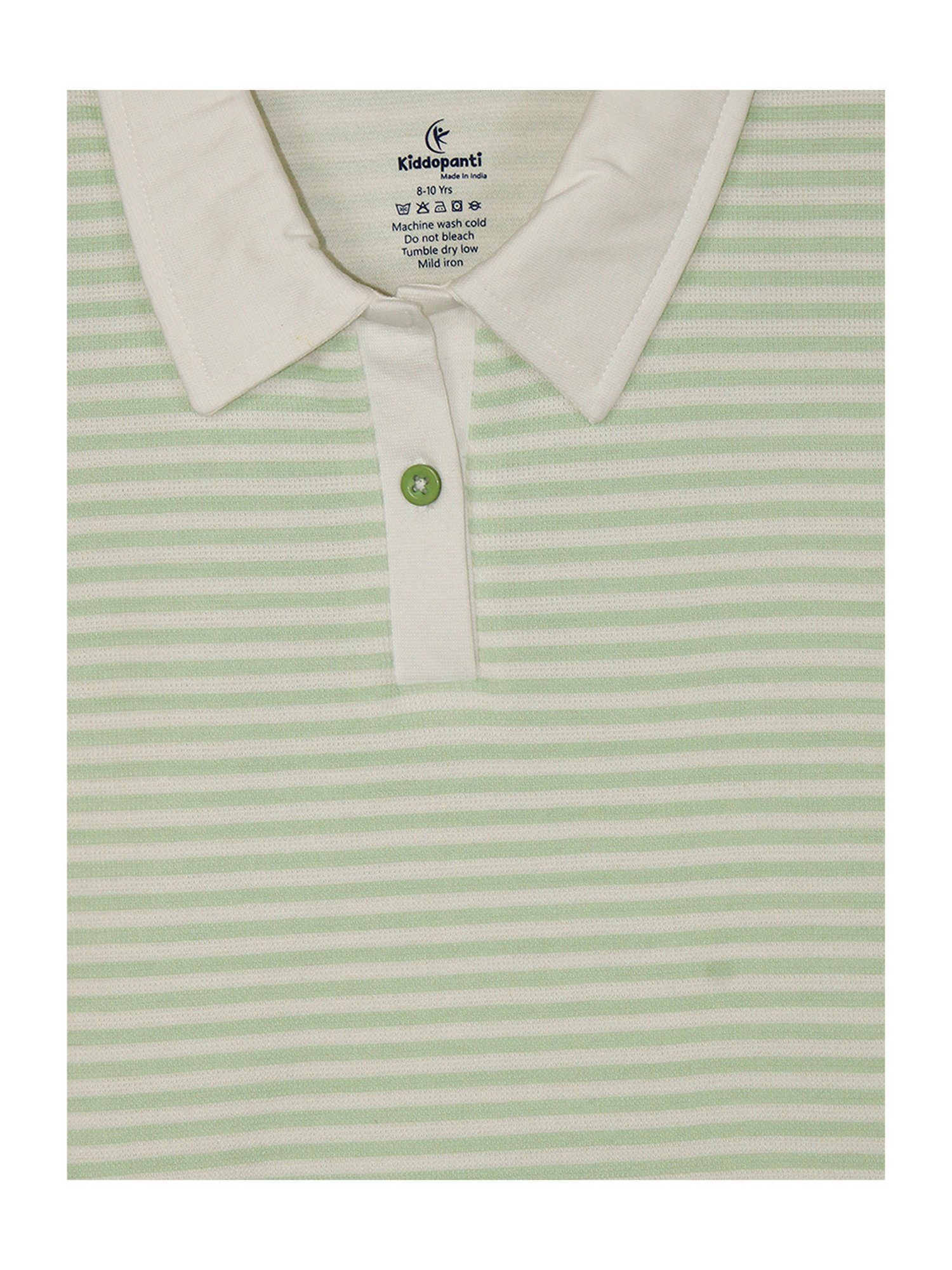 LilPicks Kids Teal Solid Crop Top