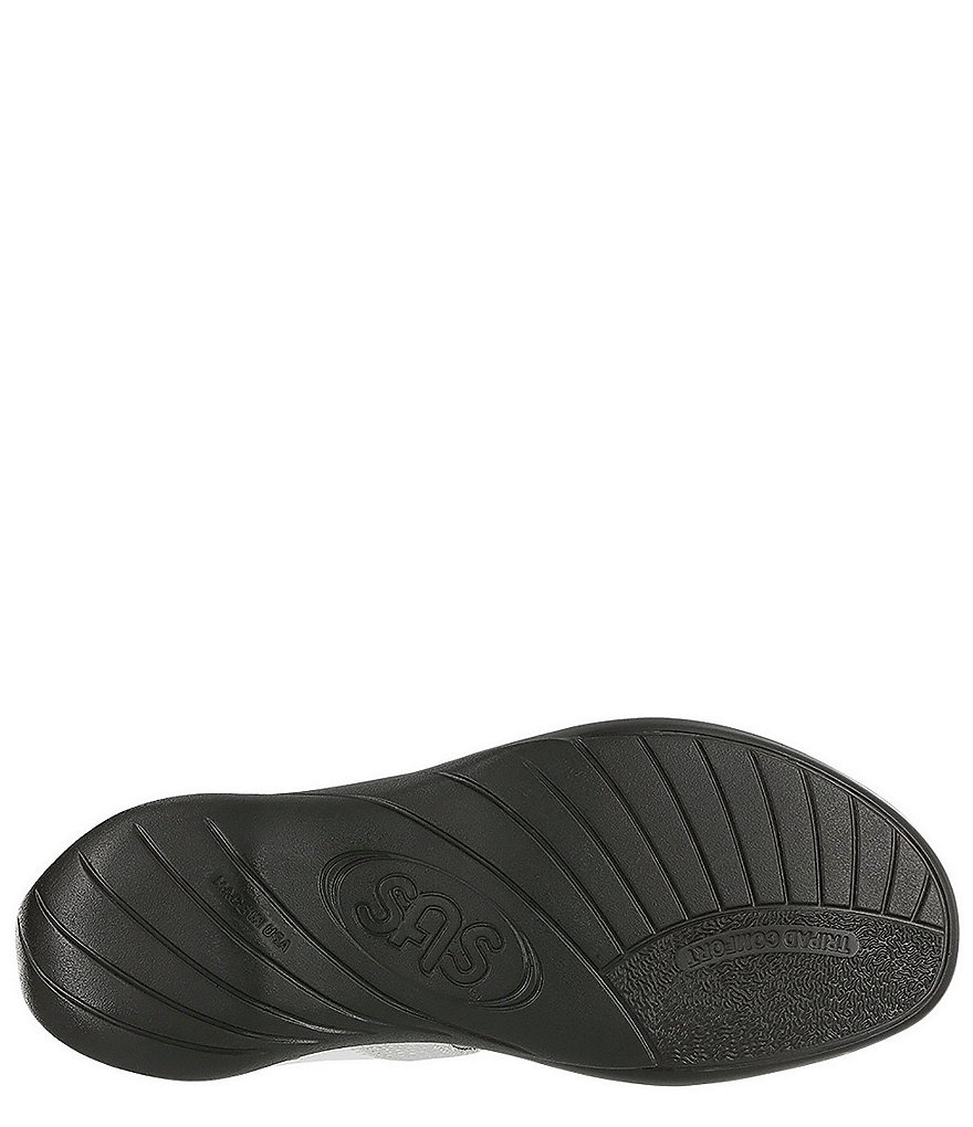 SAS Nudu Printed Leather Heel Strap Sandals