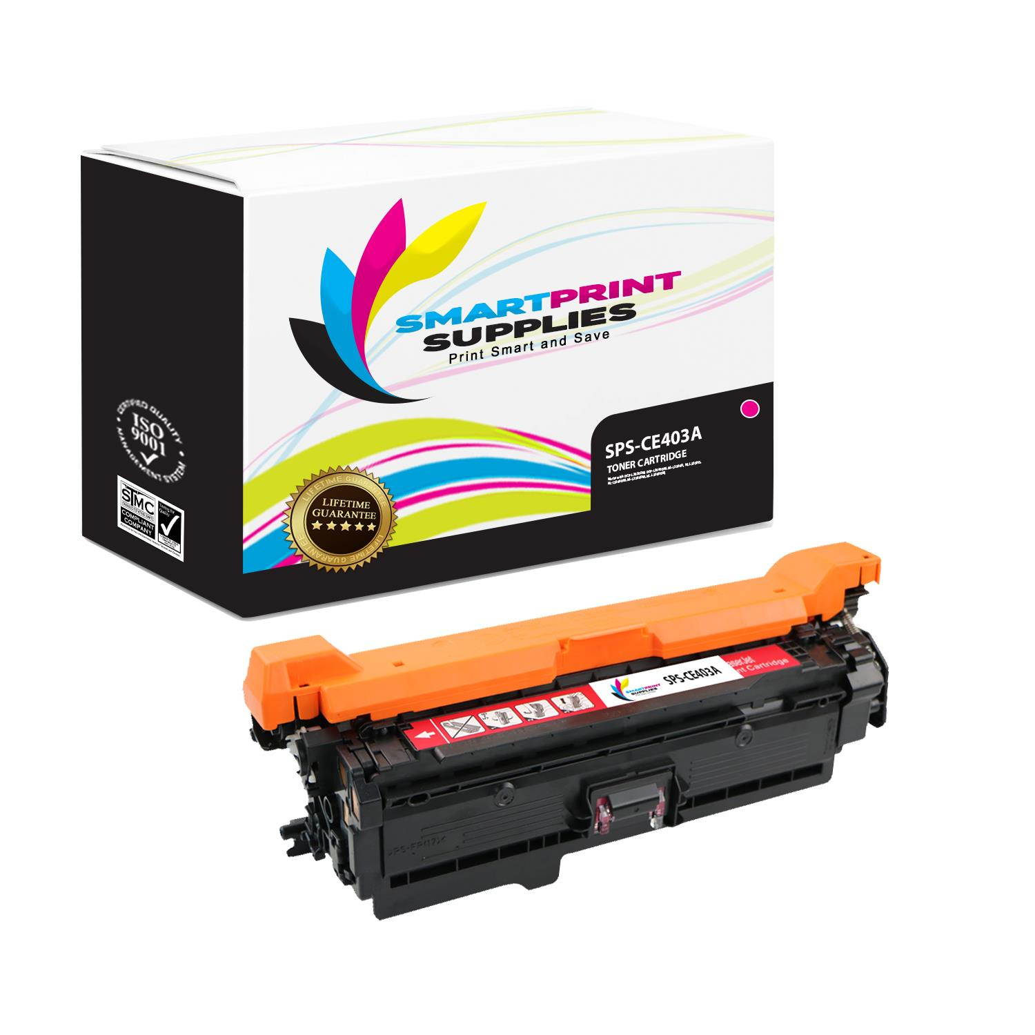 Smart Print Supplies Compatible 507A Toner Cartridge Replacement for HP LaserJet M551 M551dn M551n M551xh Printers (CE400A Black, CE401A Cyan, CE402A Magenta, CE403A Yellow) - 4 Pack
