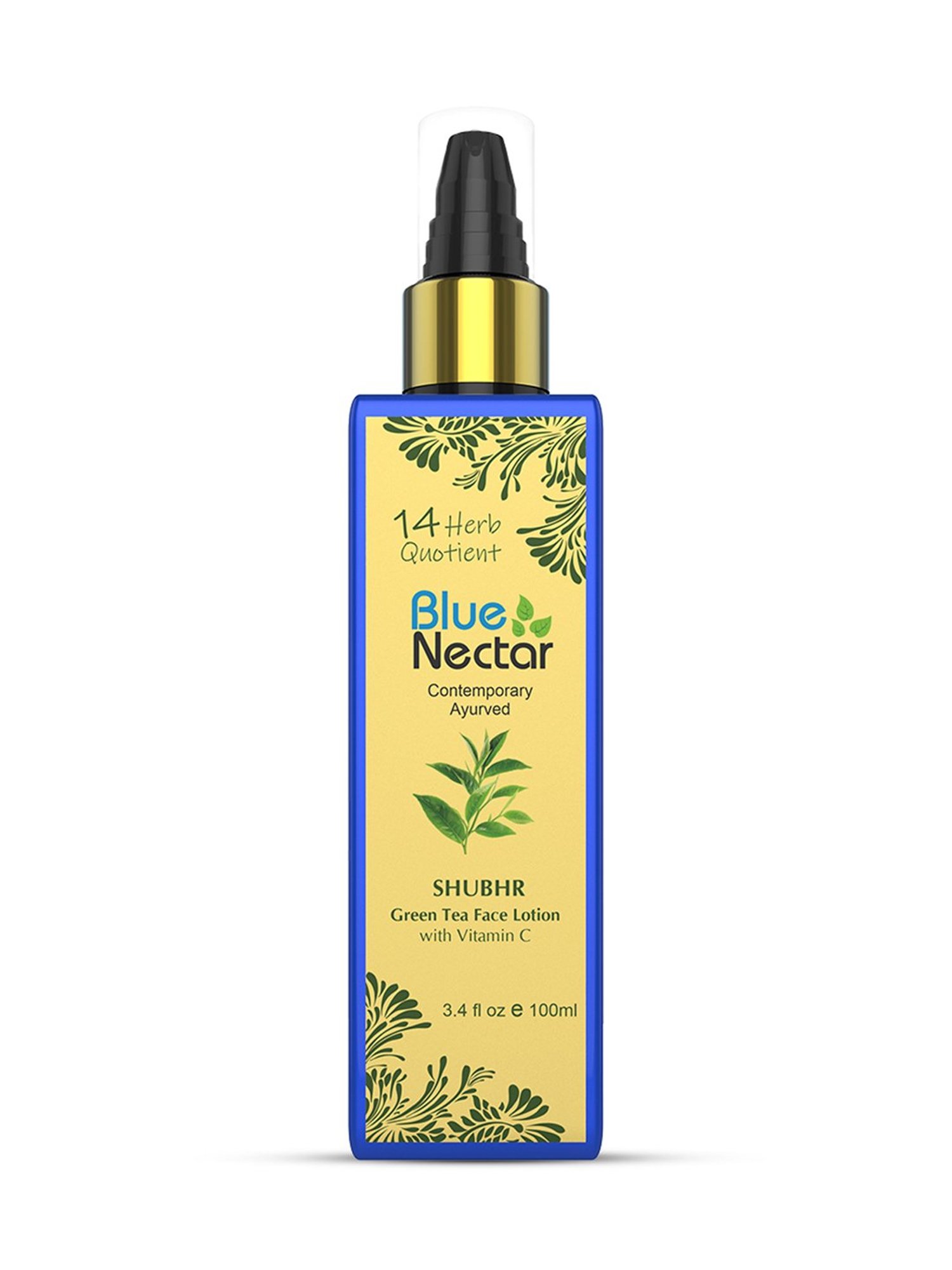 Blue Nectar Shubhr Green Tea Face Lotion with Vitamin C - 100 ml