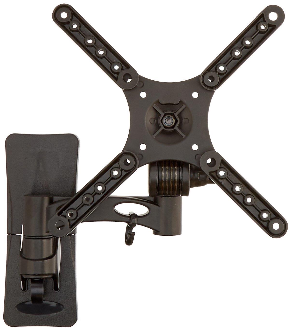 Displays2go W1AM1032M3 TV Wall Mount Bracket Fits 10-32 Inches, Black Metal