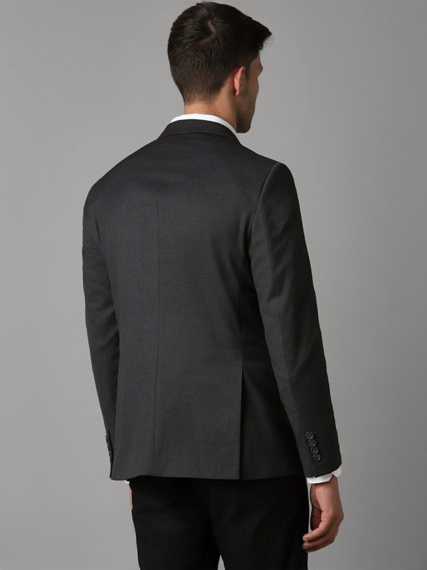 Louis Philippe Grey Slim Fit Blazer