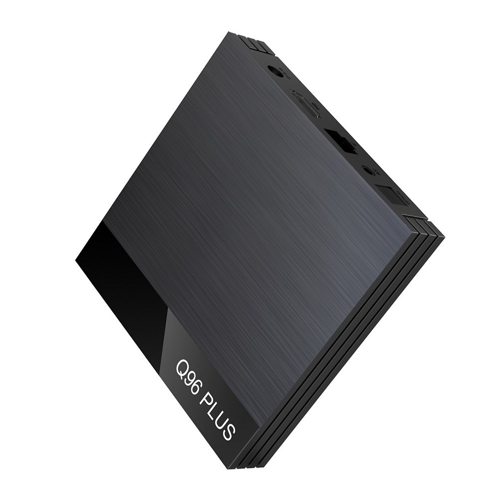 Q96 PLUS Smart Android 8.1 TV Box RK3328 Quad Core 4K 1080P Set Top Box VP9 H.265 BT4.0 4GB/32GB Miracast DLNA WiFi LAN HD Media Player with Digital Display