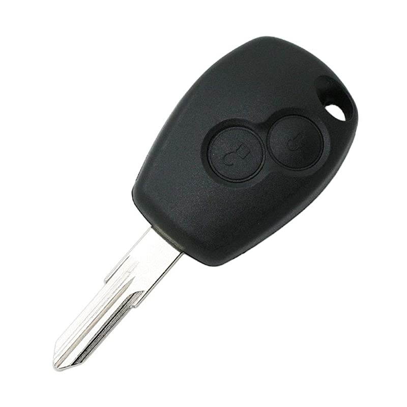 Replacement Key Shell Compatible with RENAULT Clio DACIA Logan Sandero 2 Button Keyless Entry Remote Key Case Fob PG350B