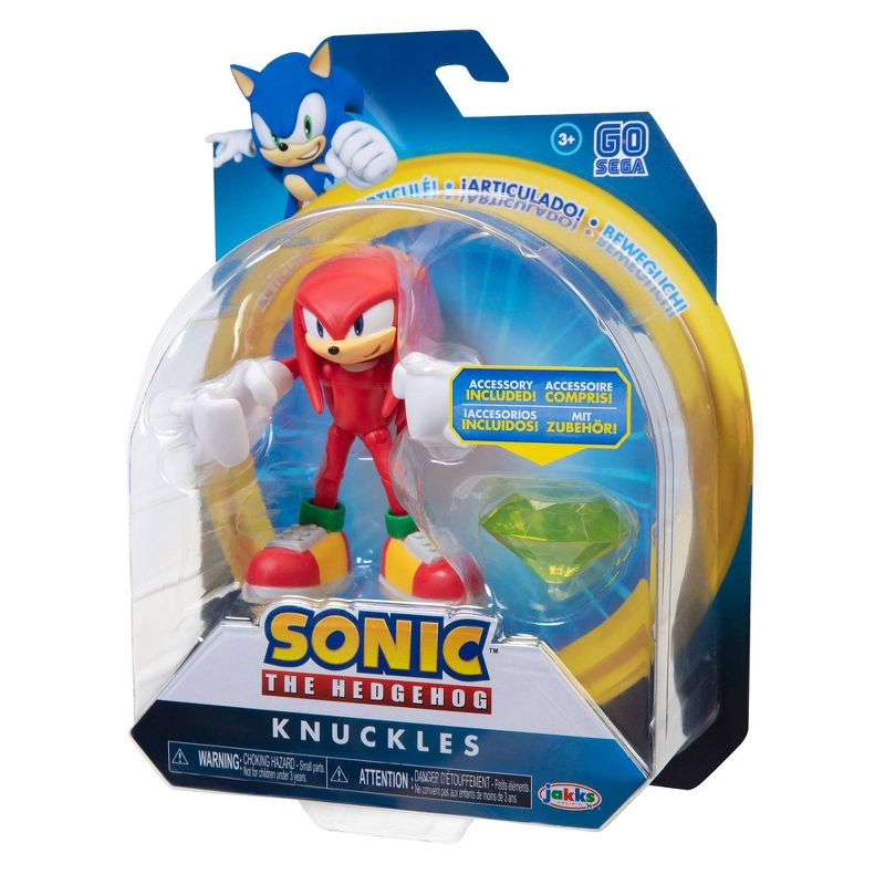Sonic the Hedgehog 4" Modern Knuckles with Green Chaos Wave 2