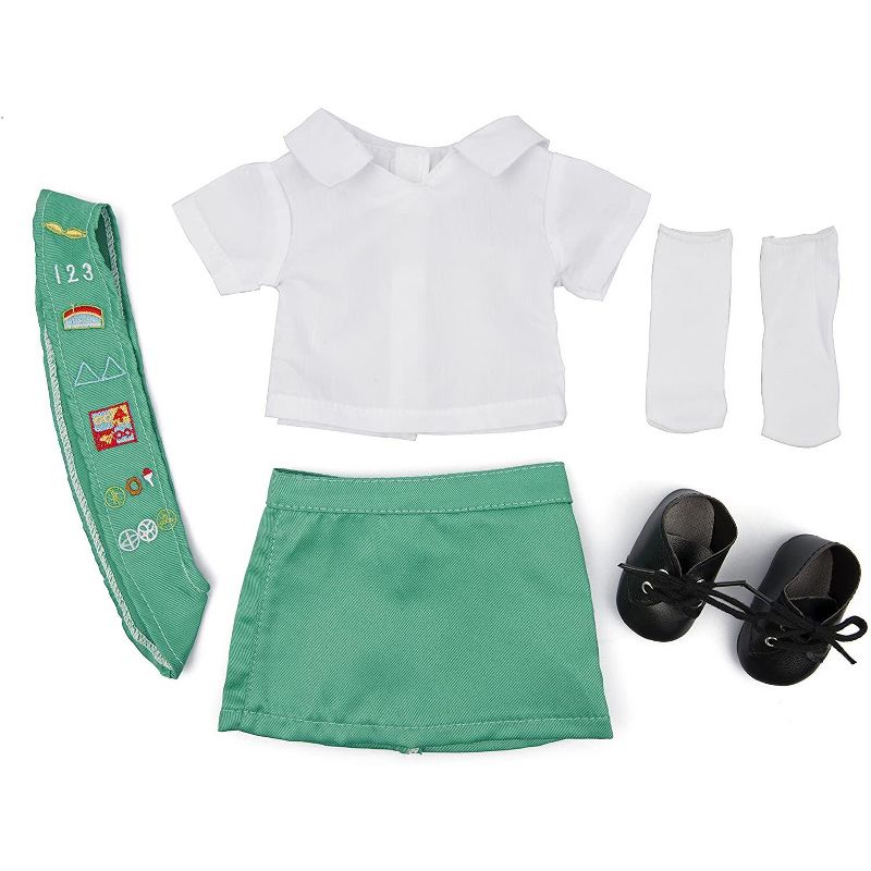 Dress Along Dolly Girl Scout Inspired Outfit for American Girl Doll