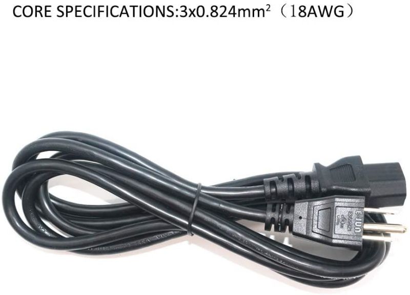 XINYUWIN Universal AC Power Cord 3 Prong 6FT Compatible with Personal Computer PC Monitor Plasma TV Printer Power Supply Cable Replacement Instant Pot Pressure Cooker Household Appliance Cord