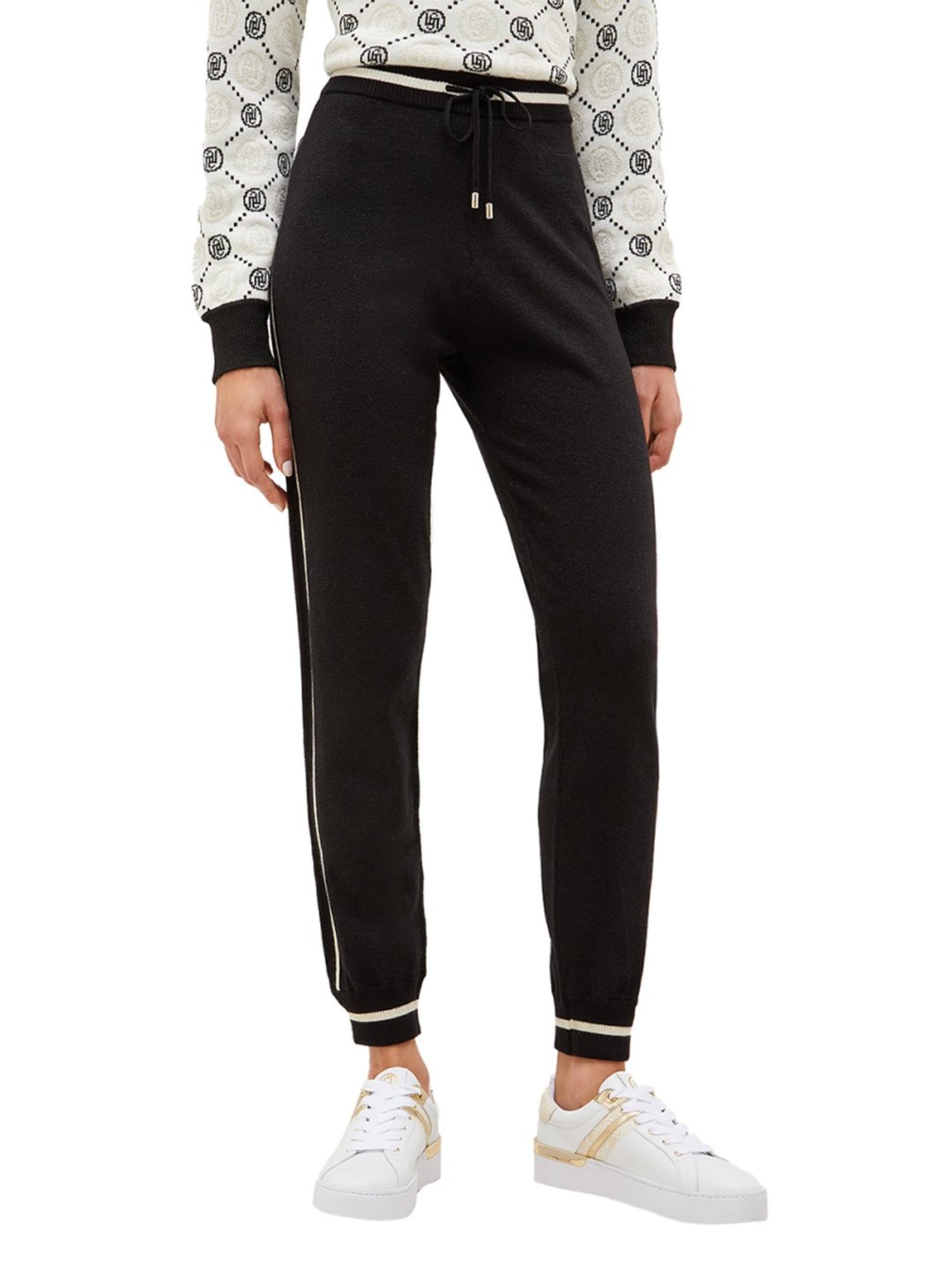 Liu Jo Nero Met Regular Fit Joggers