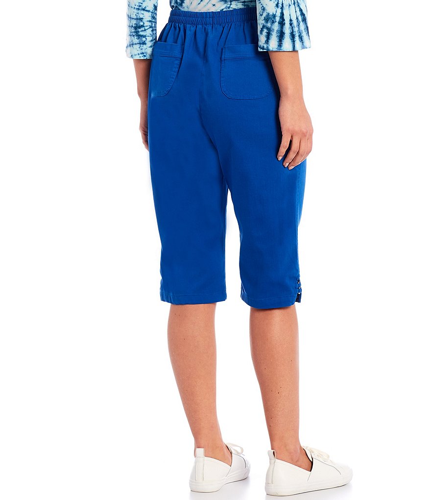 Allison Daley Petite Size True Navy Pull On Bermuda Shorts