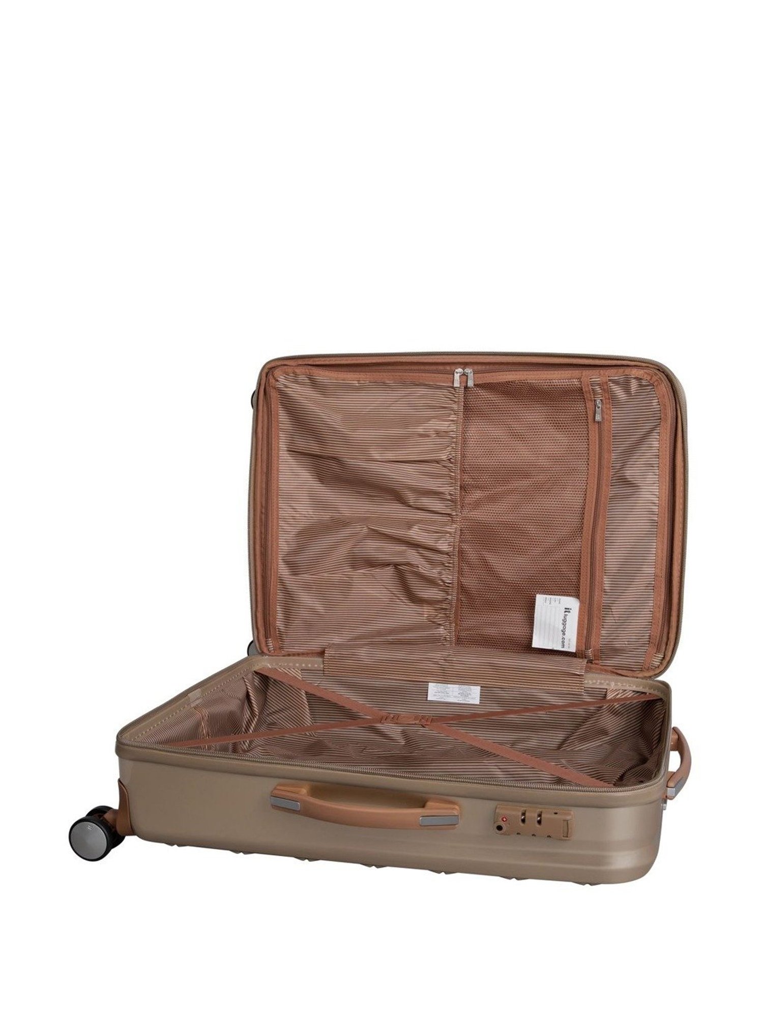 it luggage Certify Gold Cabin 20 inches Expandable Hardsided Trolley Bag with TSA Lock