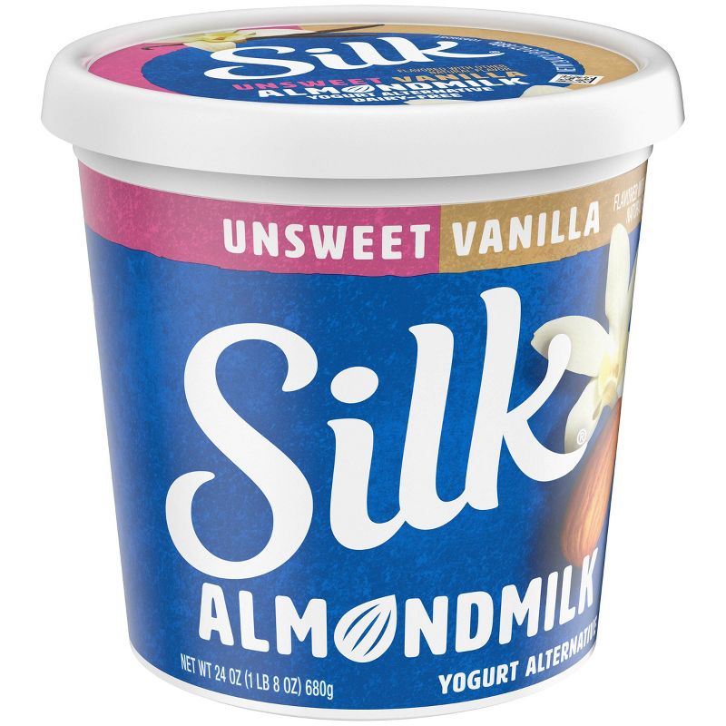 Silk Unsweetened Vanilla Almond Milk Yogurt - 24oz