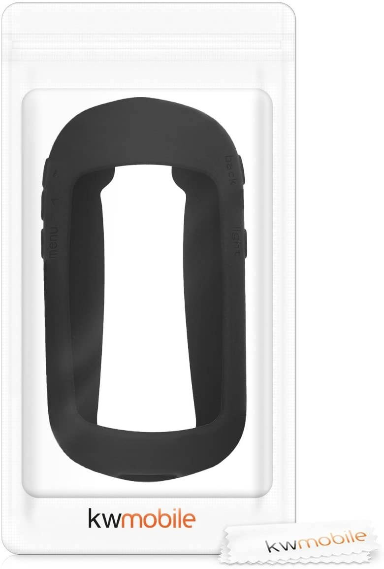 kwmobile Case Compatible with Garmin eTrex 10/20/30/201x/209x/309x - GPS Handset Navigation System Soft Silicone Skin Protective Cover - Black