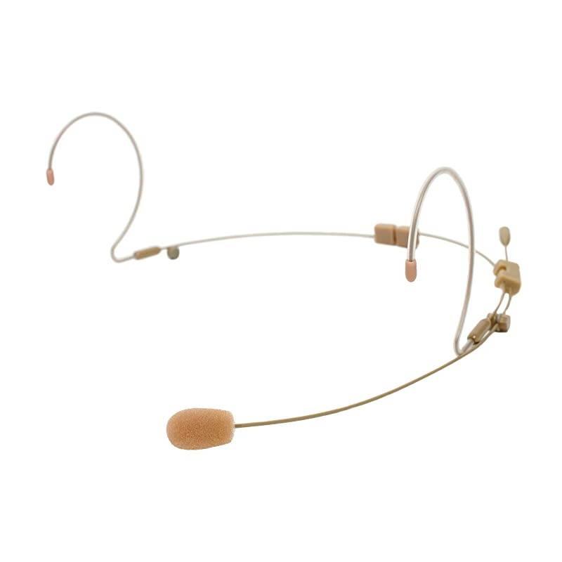 HS-12-SN-TAN OSP Dual Earset Microphone with Cable for Sennheiser