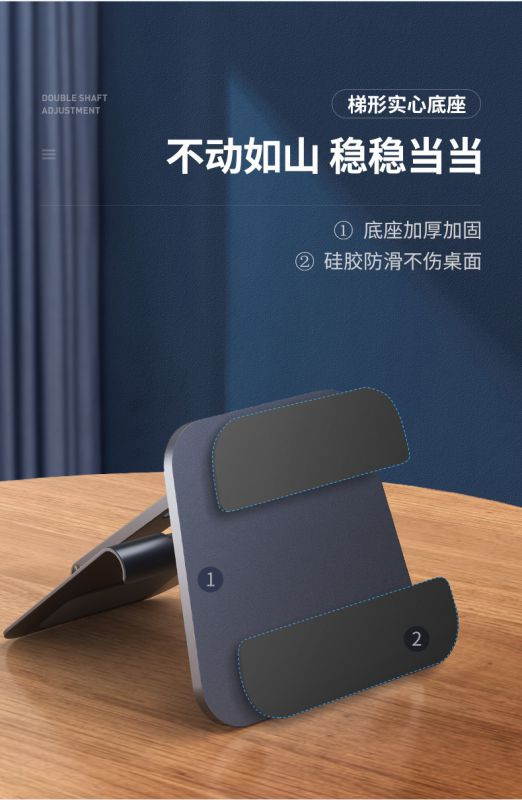 74cm Multifunctional Table Cell Phone Mount Holder 360 Adjustable Universal Gooseneck Smartphone Stand for Desk (Wathet)