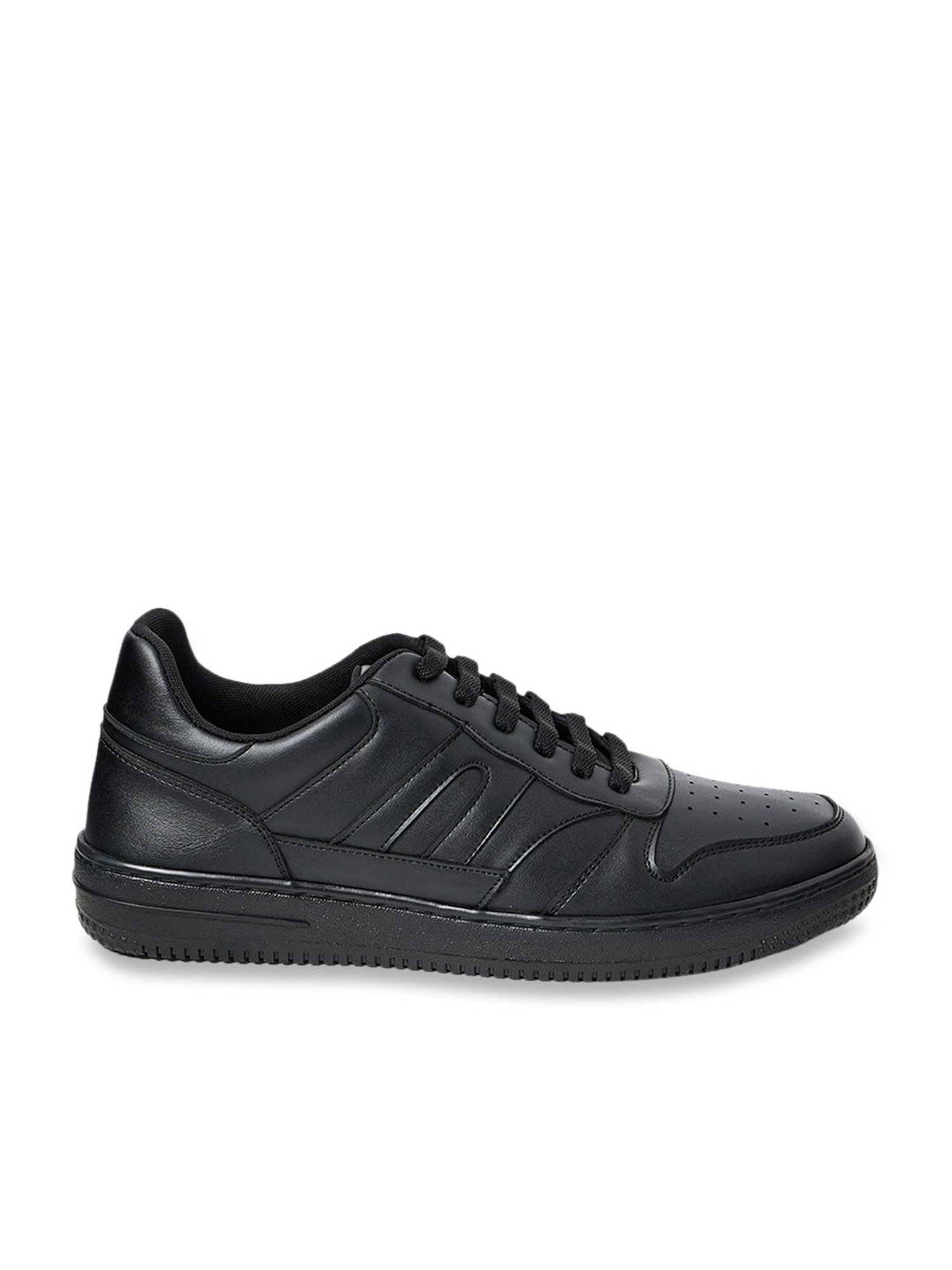 Styli Men's Black Sneakers