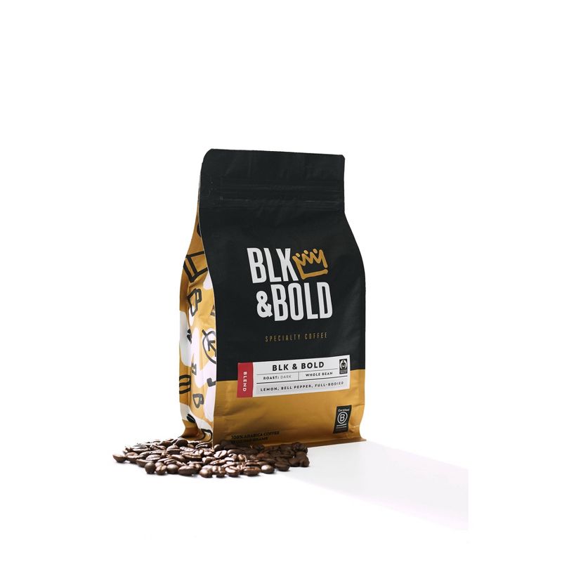 BLK & Bold Blend Dark Roast Whole Bean - 12oz