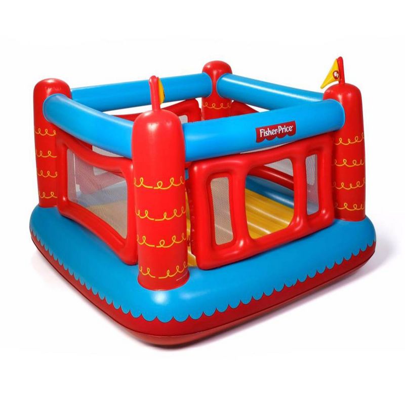 Costway Inflatable Water Slide Crab Dual Slide Bounce House Splash Pool W/ 950W Blower