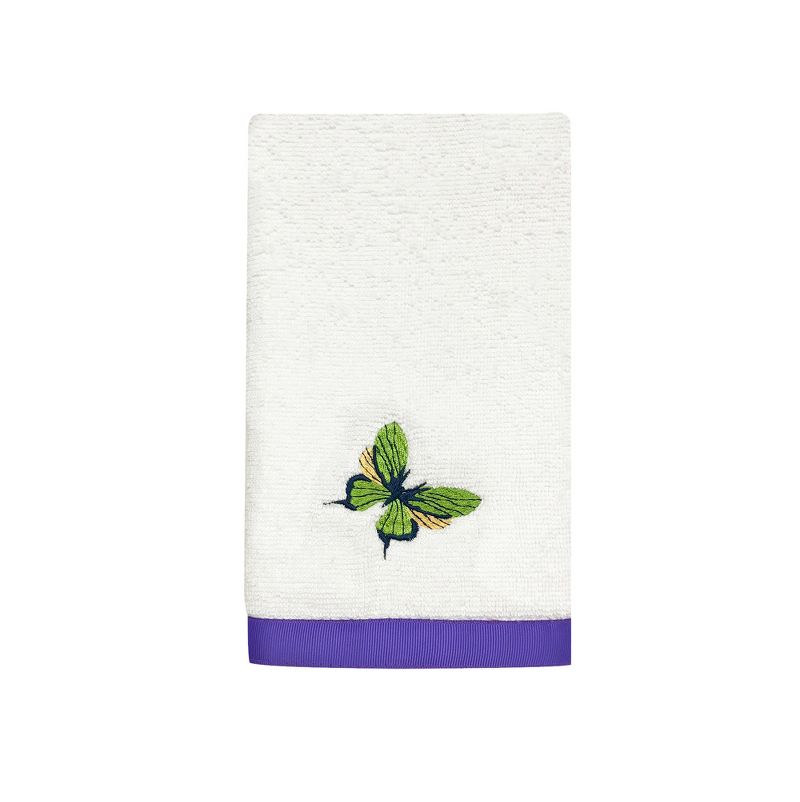 3pc Garden Fall Towel Set White - Allure Home Creation