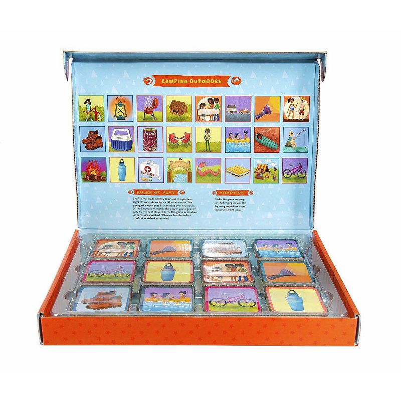 Little Likes Kids Camping Outdoors Memory Game