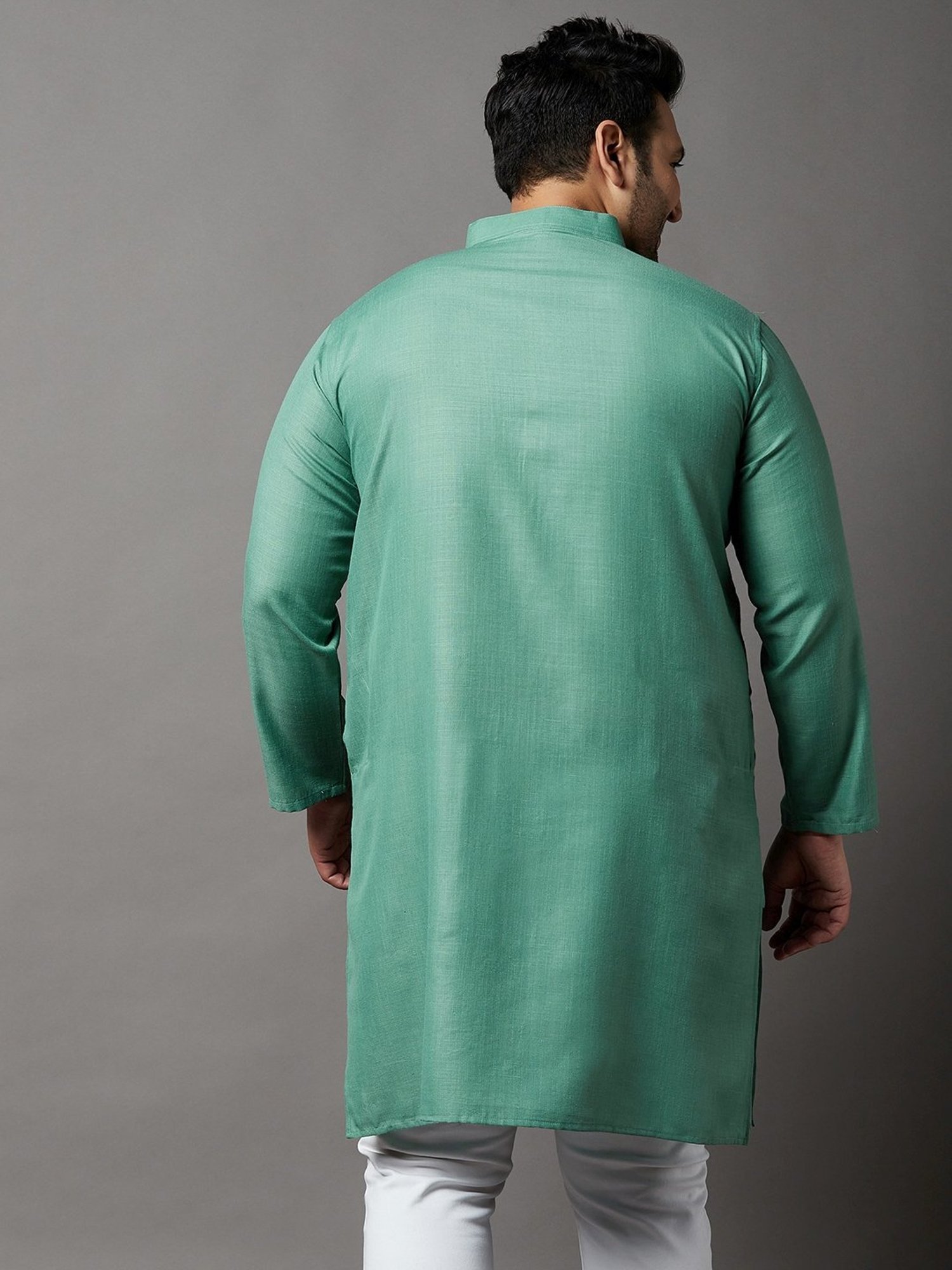 Bigbanana Turquoise Regular Fit Kurta