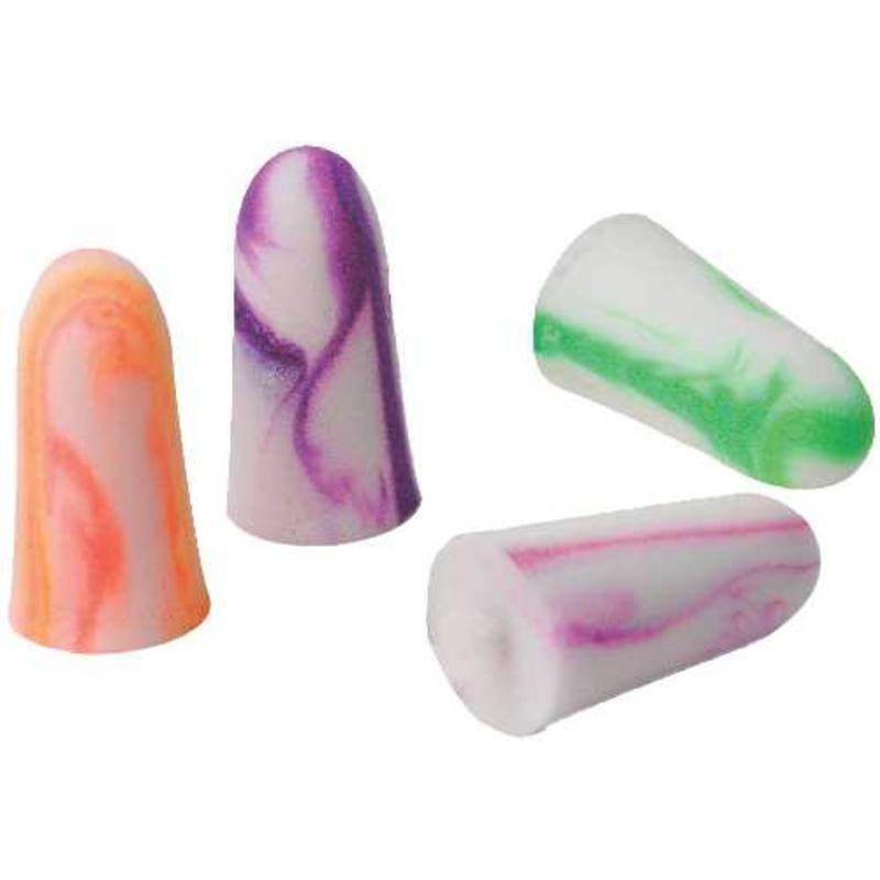 Moldex SparkPlugs Single-Use Earplugs Corded 33NRR Asst. Colors 100 Pairs 6654