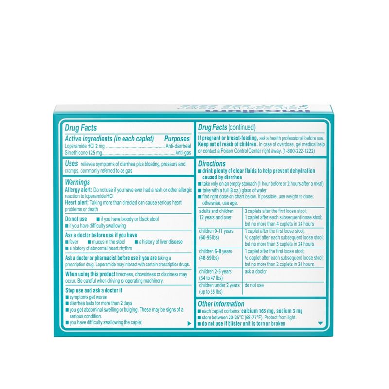 Imodium Multi-Symptom Relief Caplets - 12ct