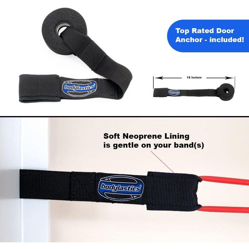 Bodylastics BLCOMP1OR1PU High Quality 23 and 30 Pound Full Body Anti Slip Resistance Clip Bands Fitness Weight Set w/ Durable Patented Locks, (2 Pack)