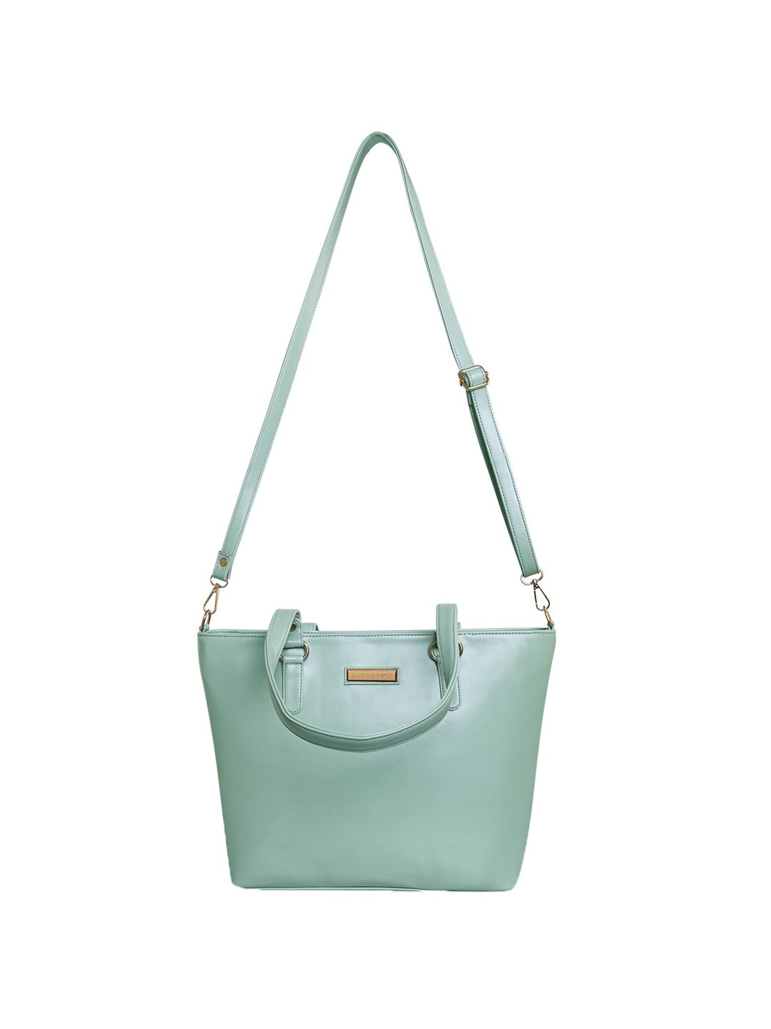 Giordano Green Solid Medium Shoulder Handbag