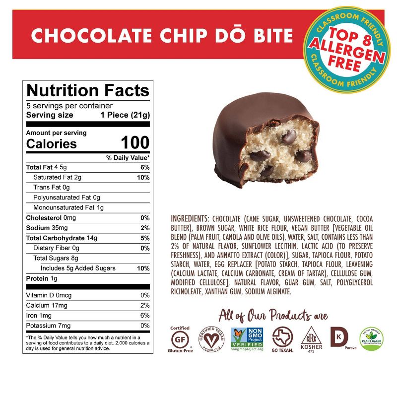 Better Bites Gluten Free Vegan DO Bites Variety Pack - 10ct