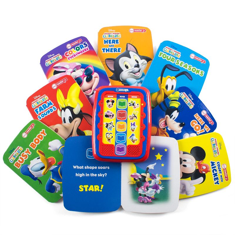 Disney Mickey Mouse Clubhouse Electronic Me Reader Jr Story Reader and 8-book Boxed Set