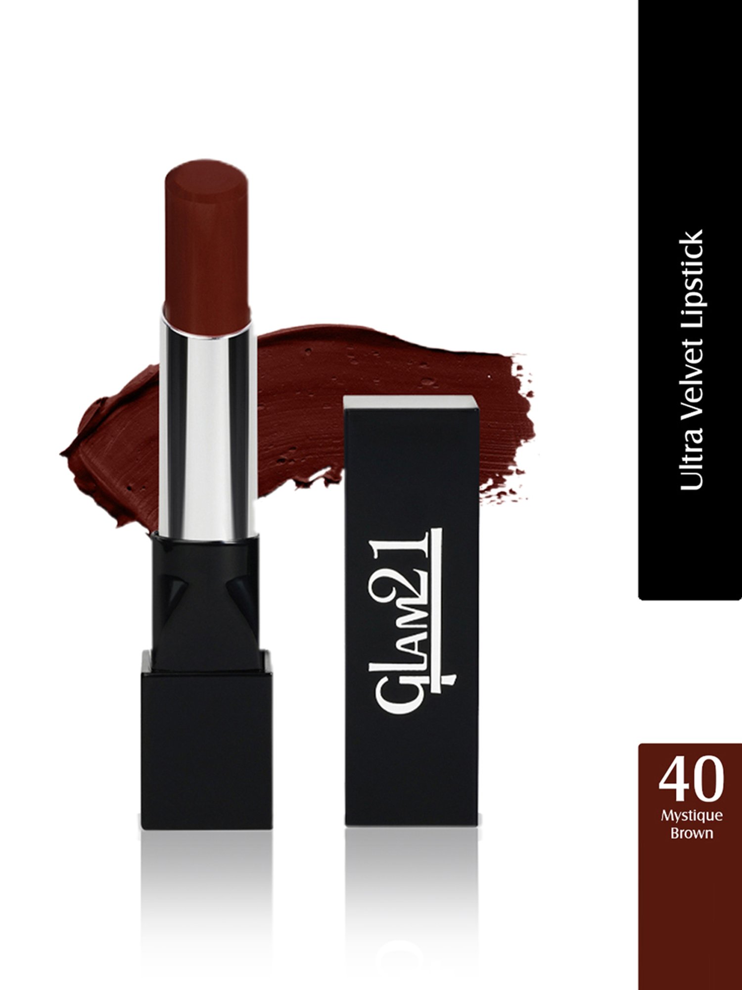 Glam21 Ultra Velvet Lipstick 40 Mustique Brown - 2.5 gm