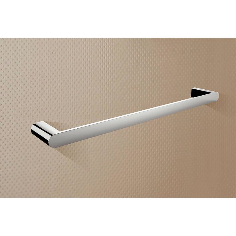 23.66" Single Rod Rust Resistant Towel Rack Chrome - American Imaginations