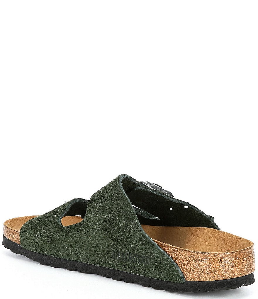 Birkenstock Women's Arizona Suede Dual Adjustable Buckle Strap Sandals