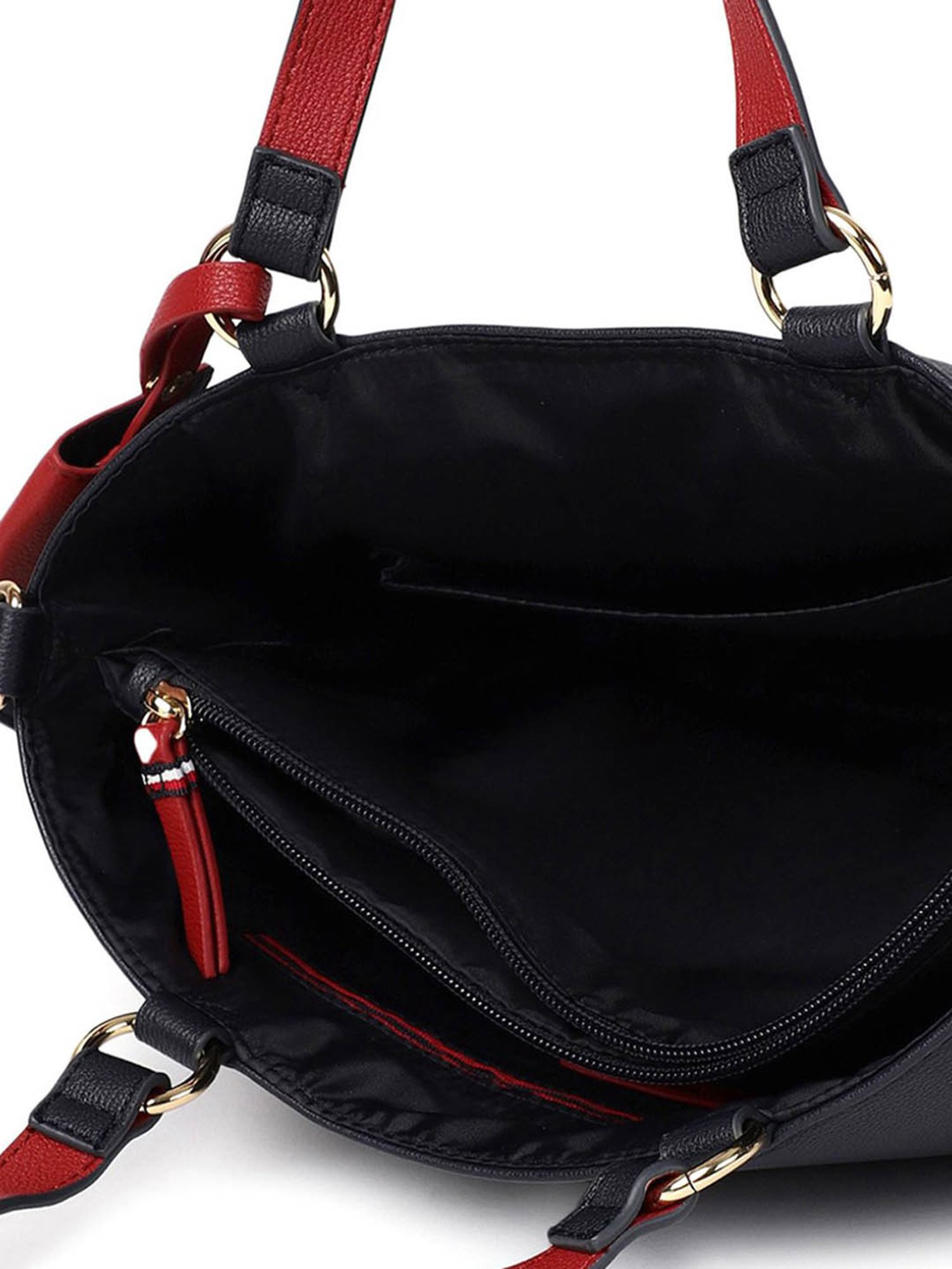 TOMMY HILFIGER Blue LUCILLE II Bowler Bag