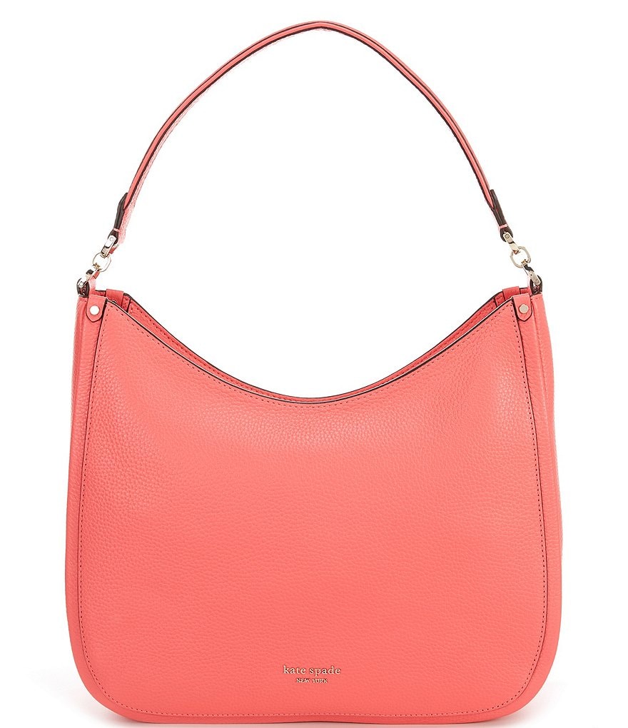 kate spade new york Pebbled Leather Roulette Large Hobo Bag