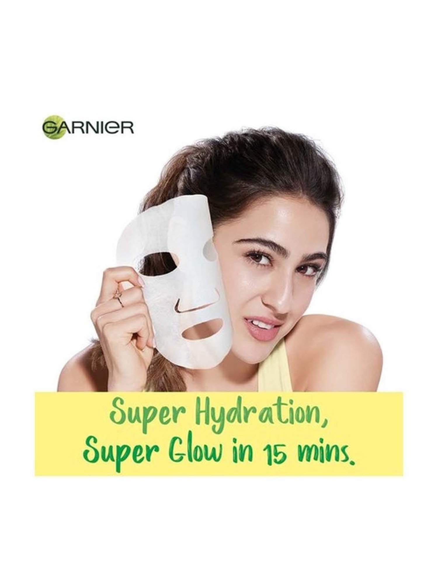 Garnier Skin Naturals Face Serum Sheet Mask (Pack of 10) - 280 gm