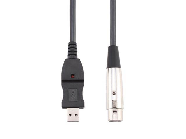 3M USB to XLR Female Microphone Mic Link Cable Studio Audio Adapter Connector