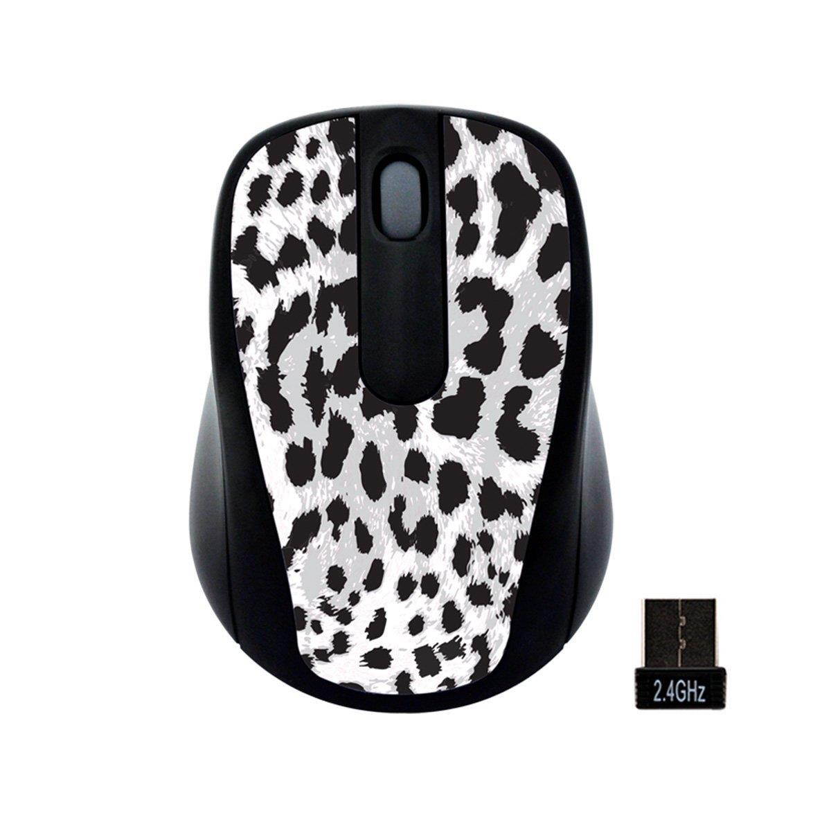 Gear Head Wireless Optical Nano Mouse, Snow Leopard (MP2120SNL)