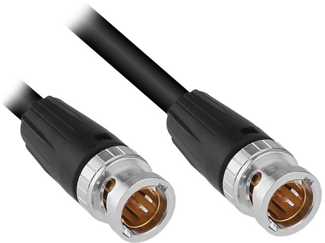 25 foot Red BJC High-flex 3G/6G HD SDI patch cable (Belden 1505F), BNC to BNC