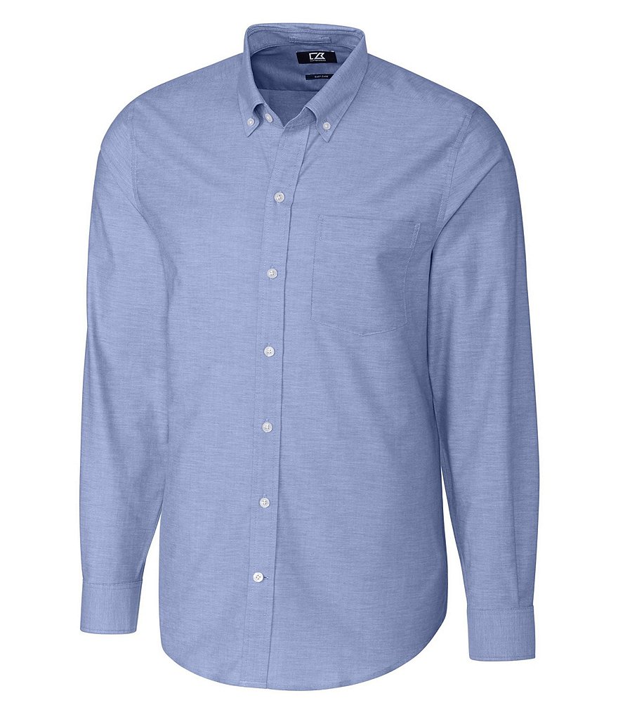 Visconti Big & Tall Abstract Print Long-Sleeve Woven Shirt