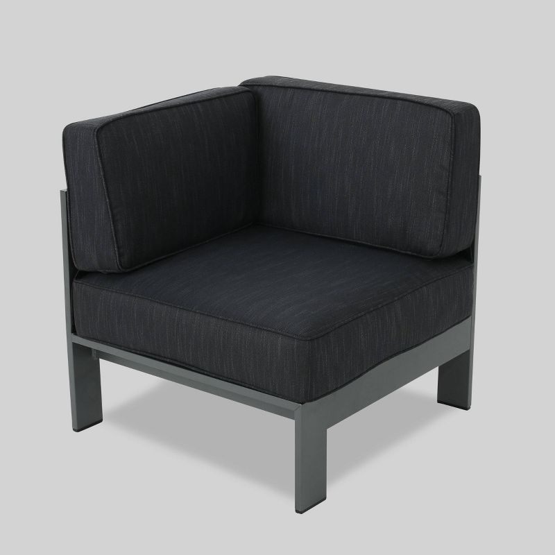 Breckenridge 4pc Seating Set Java Brown Fame Sunbrella Meredian Brick Red Fabric - La-Z-Boy