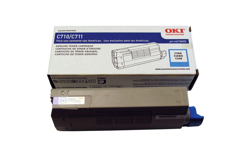 Oki Toner Cartridge - LED - 11500 Pages - Cyan - 1 Each