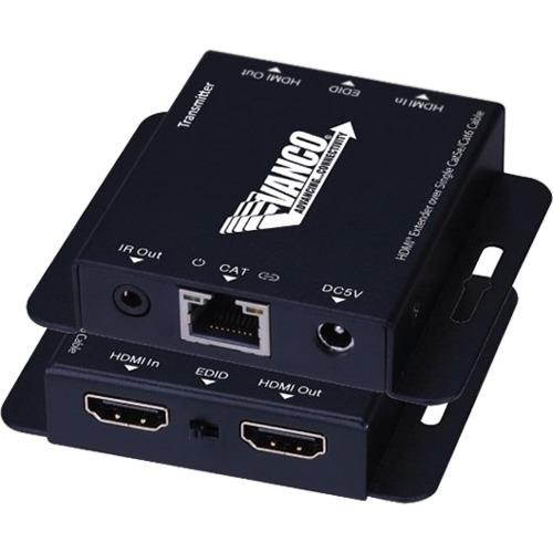 Vanco - HDMIEX50 - Vanco HDMI Extender over Single Cat5e/Cat6 Cable - 1 Input Device - 1 Output Device - 164.04 ft Range