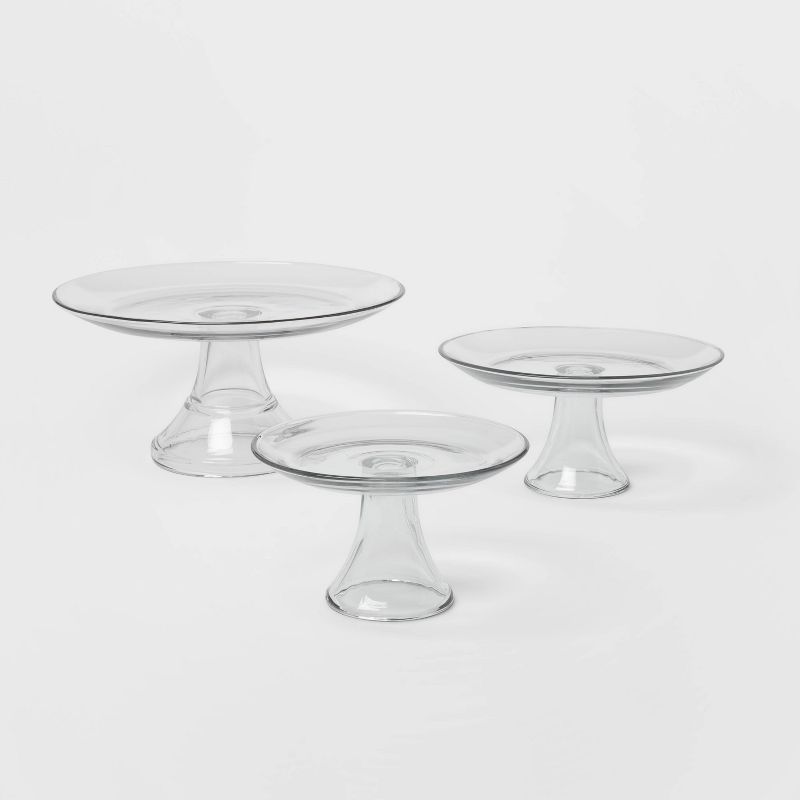 Glass 3-Tier Serving Set - Threshold™