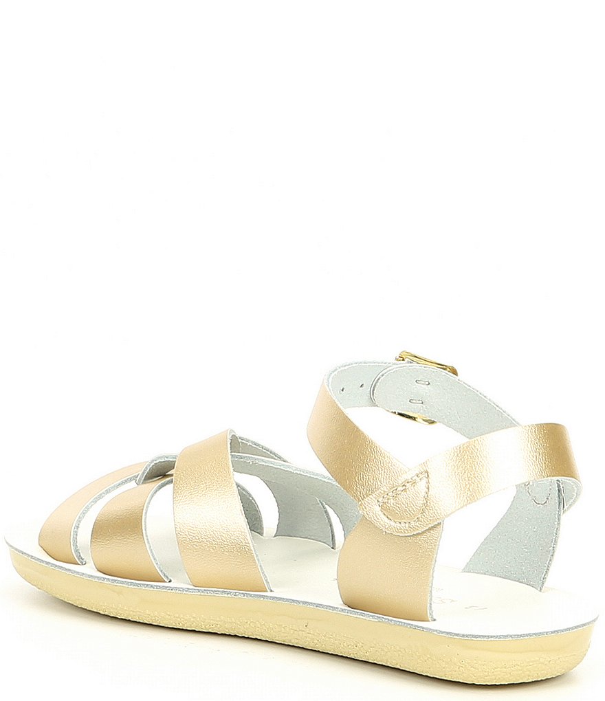 Girls' Sun-San Sandal by Hoy Swimmer Water Friendly Leather Sandal (Toddler)
