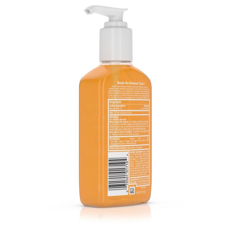 Neutrogena Oil-Free Salicylic Acid Acne Fighting Face Wash - 6 fl oz
