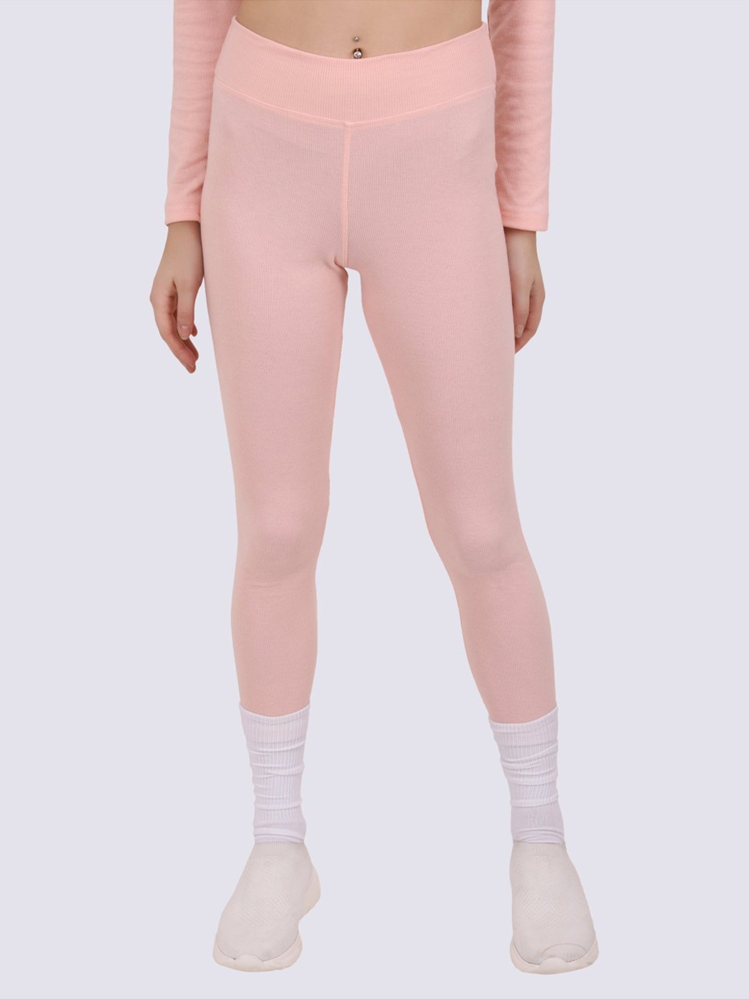EVERDION Peach Cotton Tights