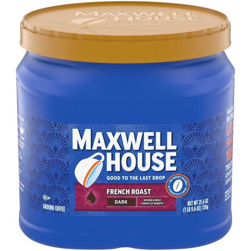 Maxwell House French Medium Dark Roast Ground Coffee - 25.6oz