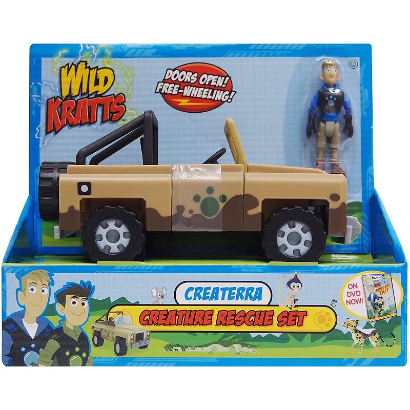 Jazwares Wild Kratts Createrra Creature Rescue Toy Set, with Martin Action Figure